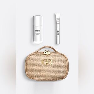 Dior Capture Totale Serum and Eye Cream with Gold Bag